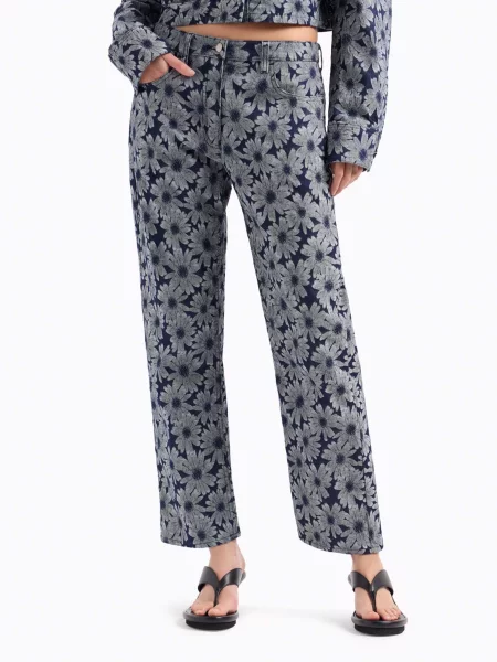 Бойфренди Emporio Armani Armani Sustainable синій