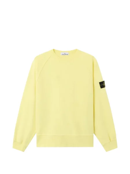 Pulover Stone Island cu strasuri galben