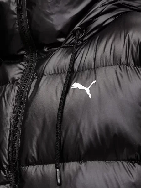 Пухова куртка Puma зимова чорний