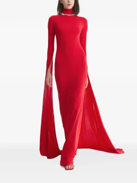 Maxi suknele 2310 Studio raudona