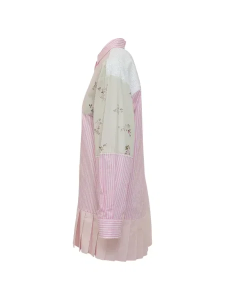 Top Msgm cu dungi roz