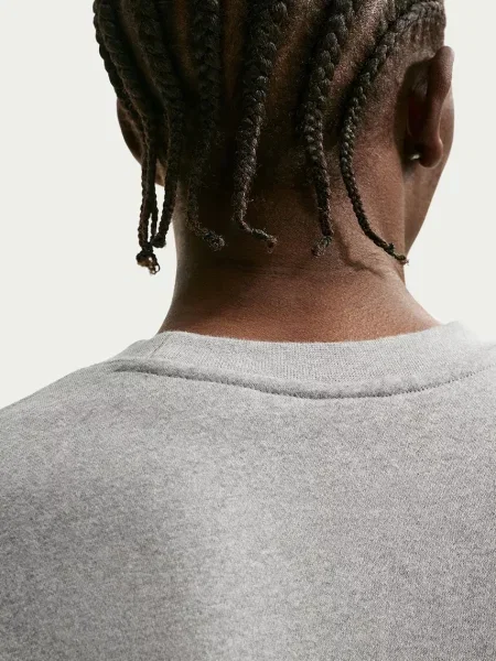 Nike Sportswear férfi melegítőfelső pamuttal Club szürke