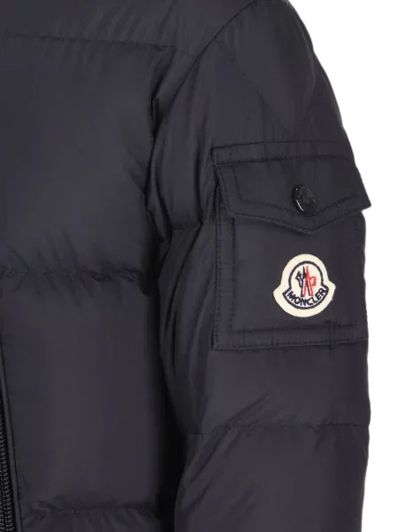 Płaszcz dziecięcy Moncler Enfant niebieski