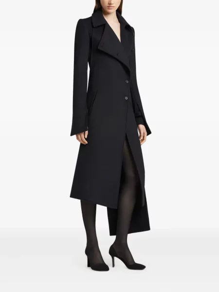 Palton Courreges asimetric negru