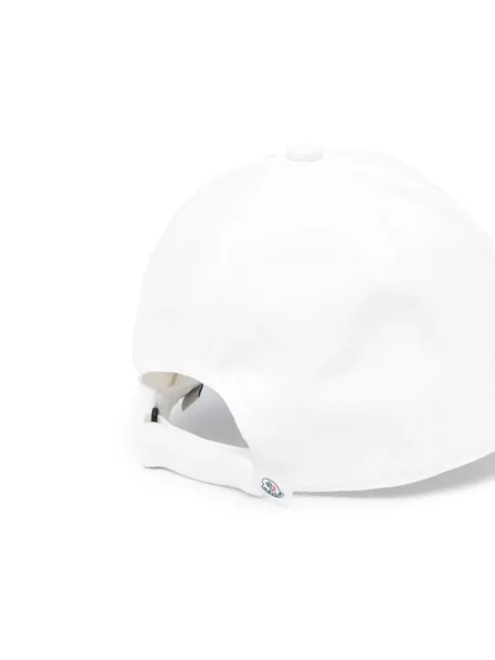 Czapka z daszkiem dziecięca Moncler Enfant biała