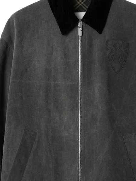 Geacă Burberry din canvas negru