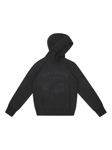 Bluza z kapturem dziecięca Zadig & Voltaire szara