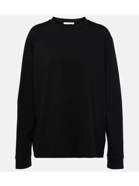 Top The Row din jerseu negru