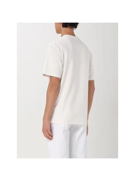 HUGO T-Shirt Dapolino Écru biała