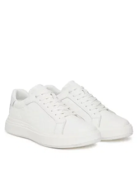 Calvin Klein Sneakersy Chunky Low Top Lace Up Mono bílá