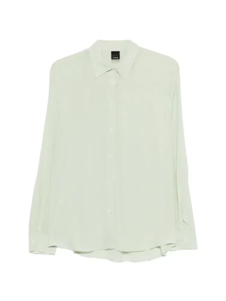 Cămașă Pinko de mătase verde