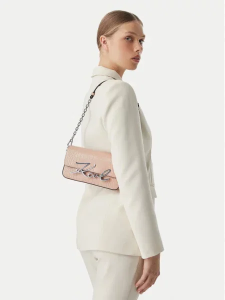Torbica KARL LAGERFELD ružičasta