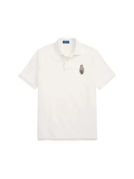 Koszulka polo Polo Ralph Lauren z krótkim rękawem biała