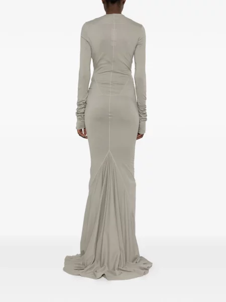Lung rochie maxi Rick Owens Drkshdw verde
