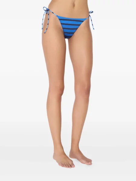 Bikini Jean Paul Gaultier cu imagine albastru