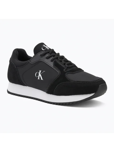 Női cipők Calvin Klein Runner Laceup Sock Mg Mix fekete. Méret: 37 EU fekete