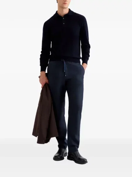Polo Agnona κασμίρ μπλε