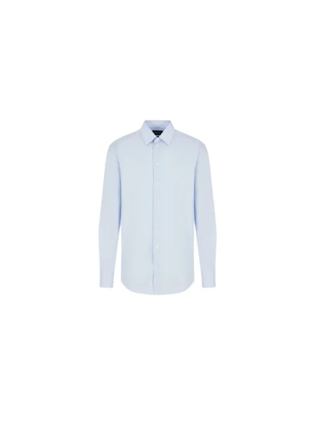 Koszula Emporio Armani niebieska