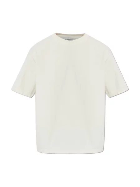 Koszulka Golden Goose z autografem beżowa