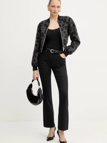 Silvian Heach kurtka bomber z dodatkiem wełny HERRERO przejściowa szary