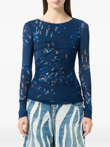 Tricou Blumarine albastru