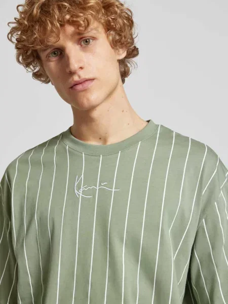 T-shirt z wyhaftowanym logo w zestawie 2 szt. Karl Kani