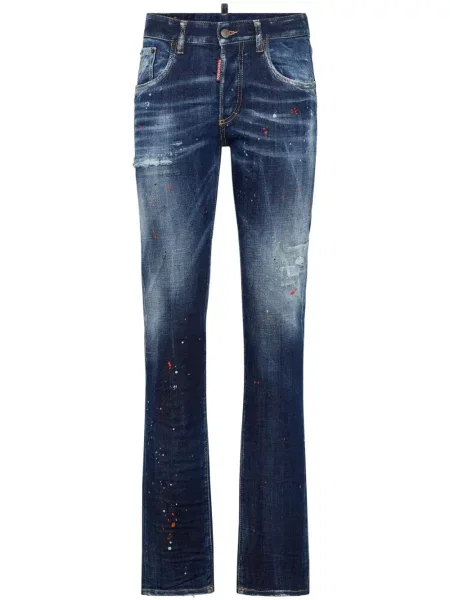 Proste jeansy Dsquared2 niebieskie