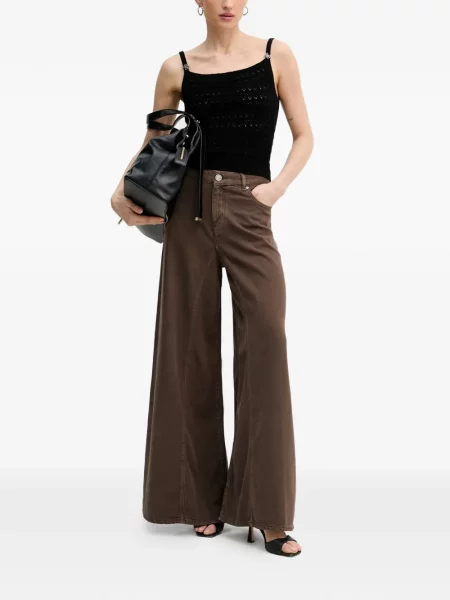 Top Guess tricotate negru