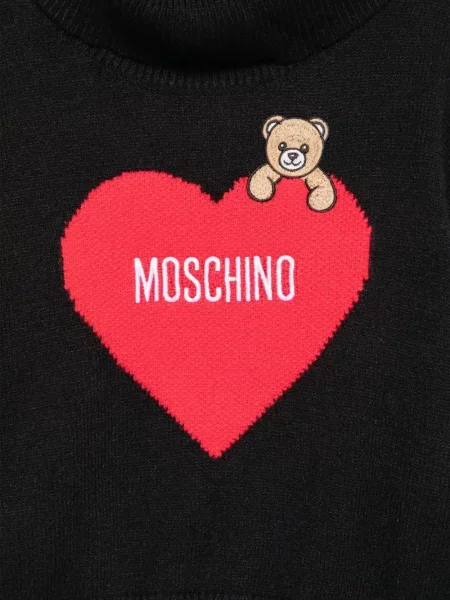 Sweter dziecięcy Moschino czarny
