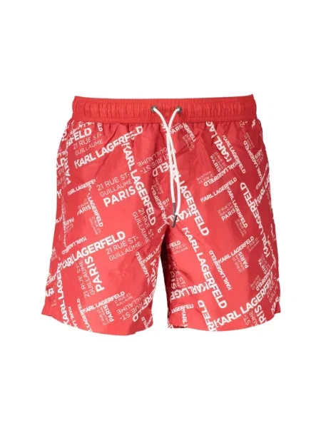Kąpielówki Karl Lagerfeld Beachwear czerwone