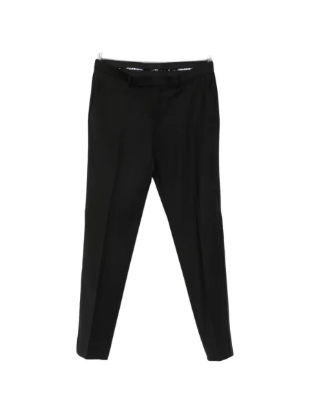 Pantaloni Karl Lagerfeld din satin negru