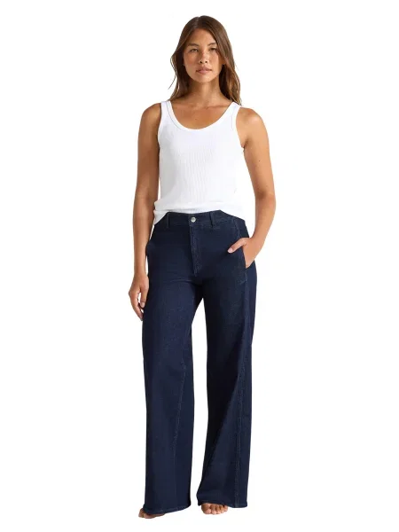 Lindex Jeans denim albastru