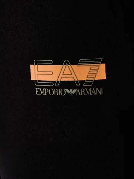 Emporio Armani melegítő szett férfi pamuttal fekete