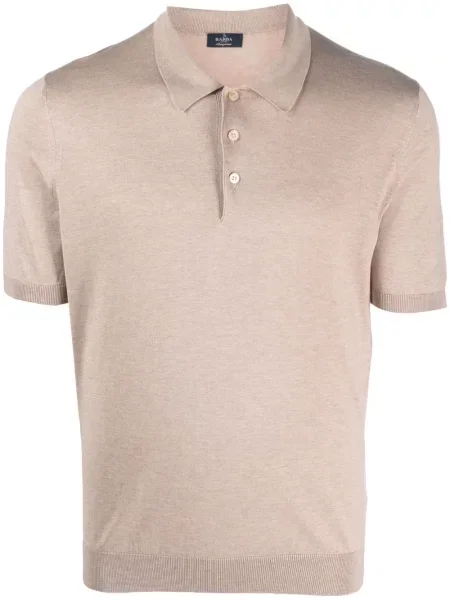 Scurt tricou polo Barba de mătase