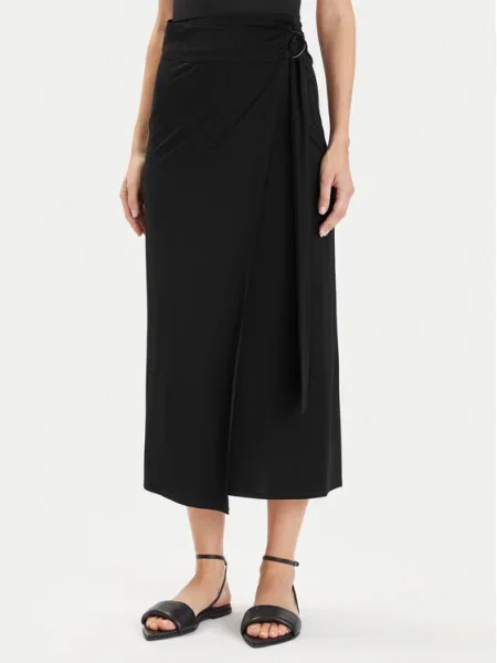 Max Mara Beachwear Fustă midi Beato negru