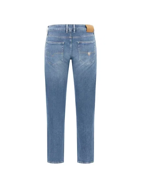 Guess Džínsy Slim Tapered Fit modrá