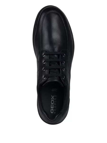 Sneakerși Geox cu șireturi din piele