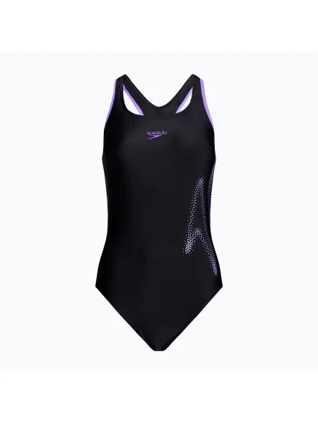 Olcsóbban. Speedo Hyperboom Placement Racerback női egyrészes fürdőruha Méret: 32 fekete