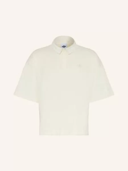 Adidas Originals Koszulka Polo Z Dżerseju Premium Essentials beige beżowe