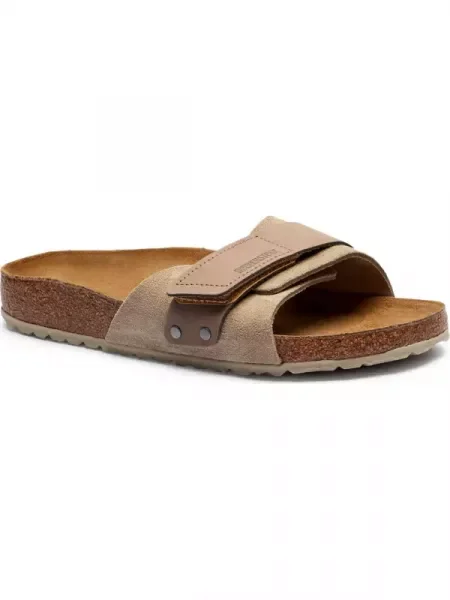 Birkenstock De piele șlapi Oita EVA | narrow fit bej