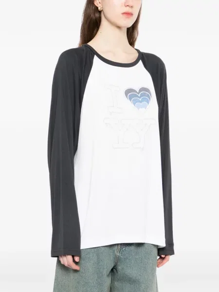 Tricou Open Yy cu imagine alb