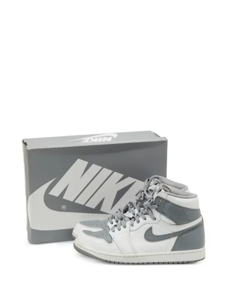 Fűzős csipkés retro sneaker Jordan Air Jordan 1 fehér