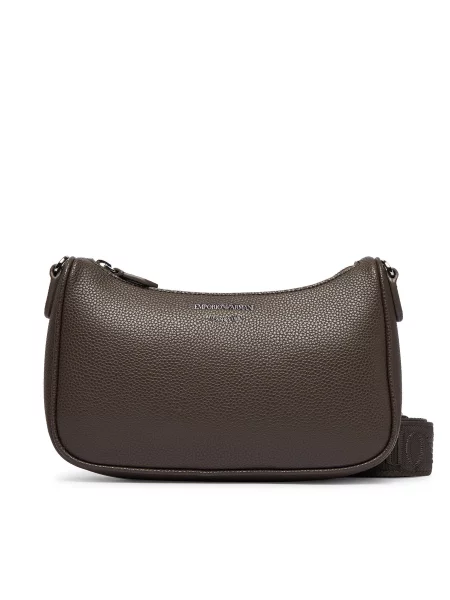 Crossbody torbica Emporio Armani rjava
