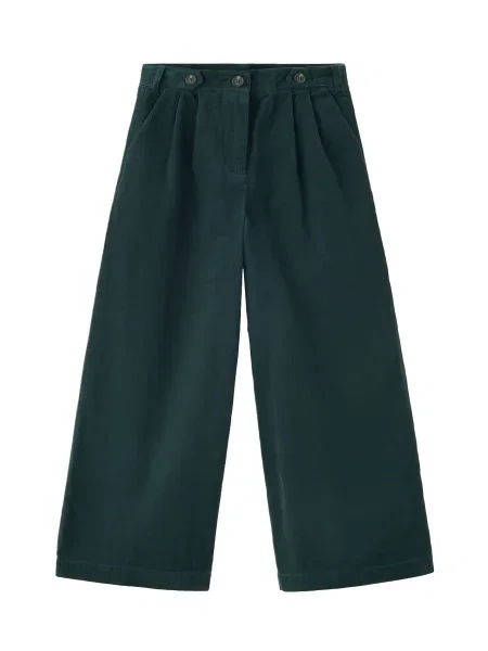 MANGO KIDS Pantaloni SLOPE smarald verde