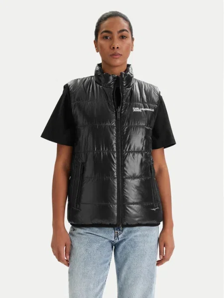 KARL LAGERFELD JEANS Vesta čierna