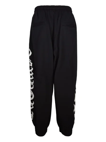 Pantaloni Haculla cu broderie negru