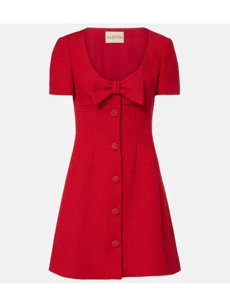 Rochie Valentino de lână roșu