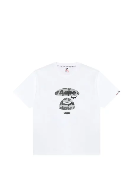 Tricou Aape By A Bathing Ape cu imagine alb