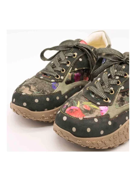 Pantofi Laura Vita verde