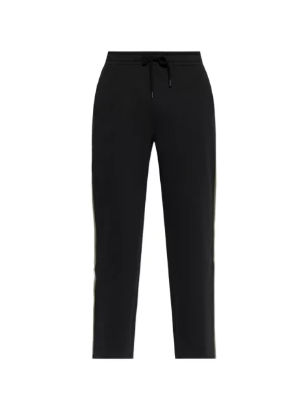 Pantaloni Ps Paul Smith cu dungi alergare negru